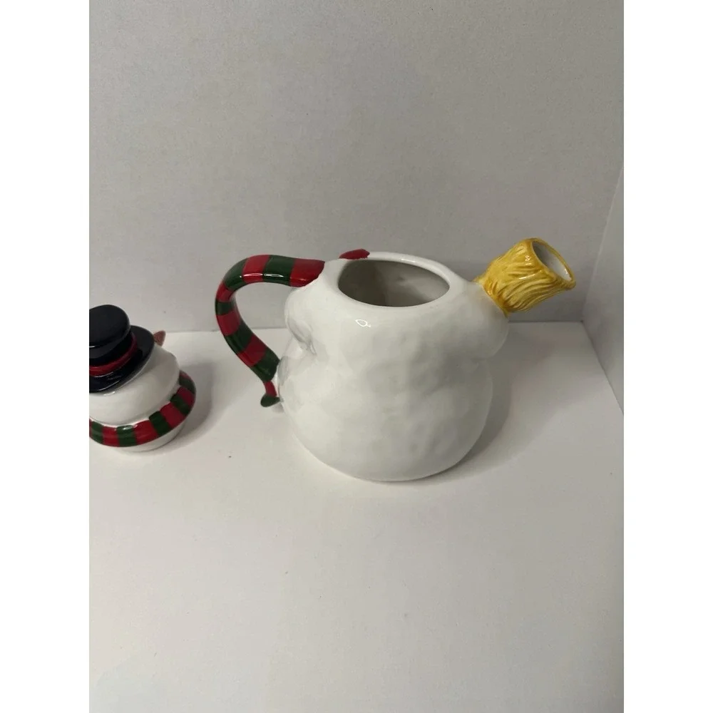 Vintage‎ Snowman Decorative Christmas Tea Pot